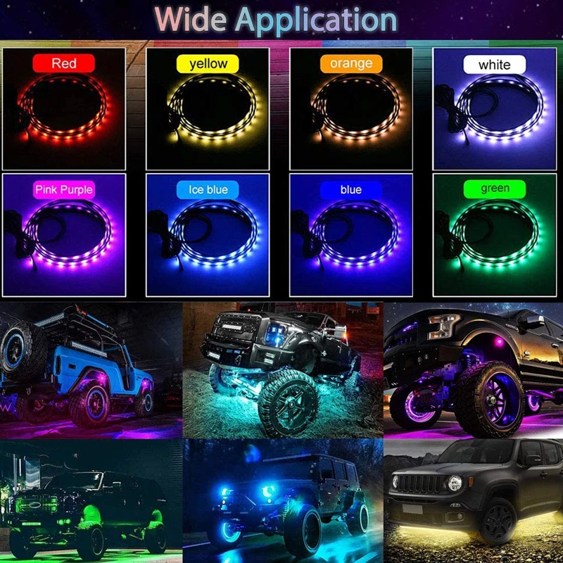 

Car LED Soft Light with LED Undercar Light Remote Control / APP Control RGB LED Neon Light Ambient Light Accessories