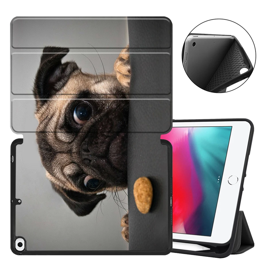 Чехол для планшета MTT, для iPad Mini 5, 7,9 дюймов, ТПУ, мягкая задняя крышка из искусственной кожи, флип, умный чехол для iPad Mini 4 7,9, с держателем для карандашей, funda