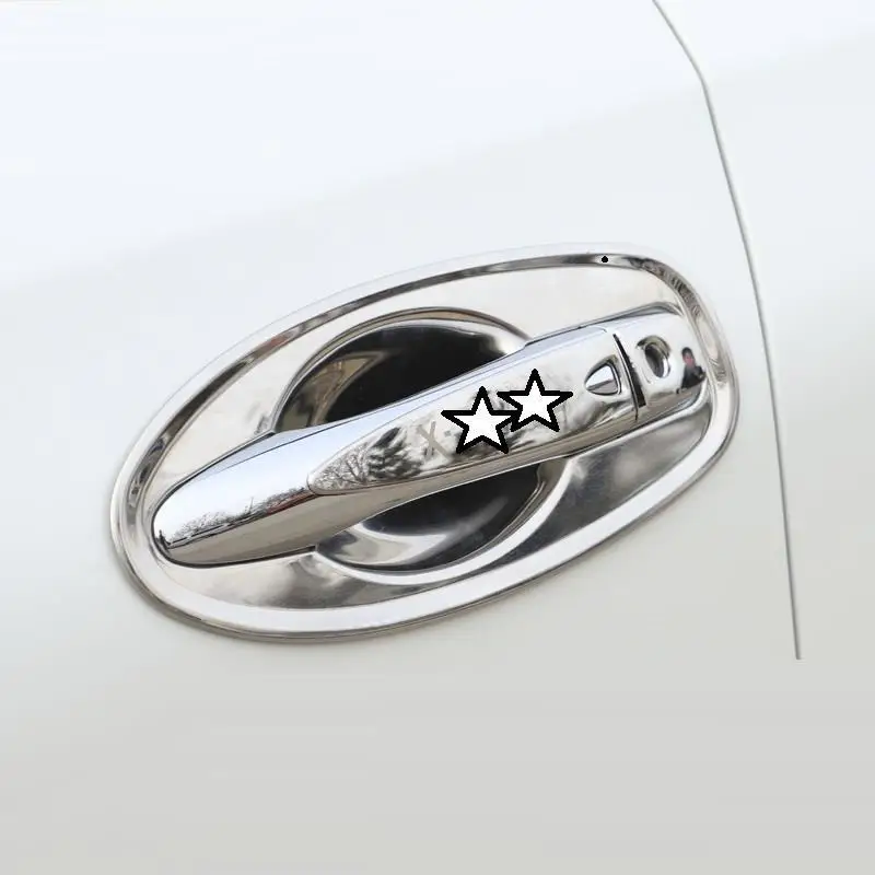 Багажника задние панели педаль дверная ручка автомобиля модифицированный хром