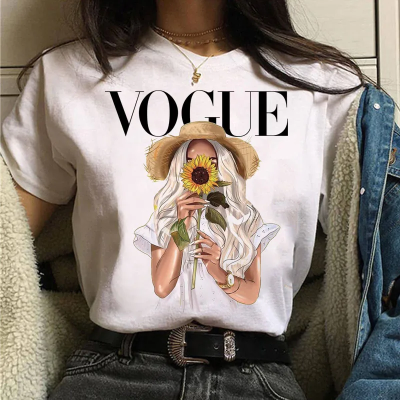

2021 New Vogue T Shirt Women Fashion Women T-Shirts Harajuku Tee Tops Female Short Sleeve T-Shirt Cute Tee Shirts Streetwear