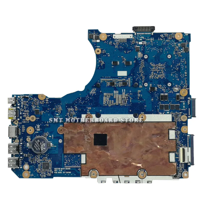 G551VW материнская плата для ноутбука ASUS G551V N551V G58VW FX51VW N551VW Материнская I7 6700HQ GTX960M