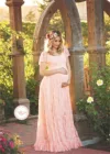 Платье для беременных реквизит для фотосъемки кружевная элегантная одежда для беременных Платья для беременных фотосъемка для беременных Рождественская одежда