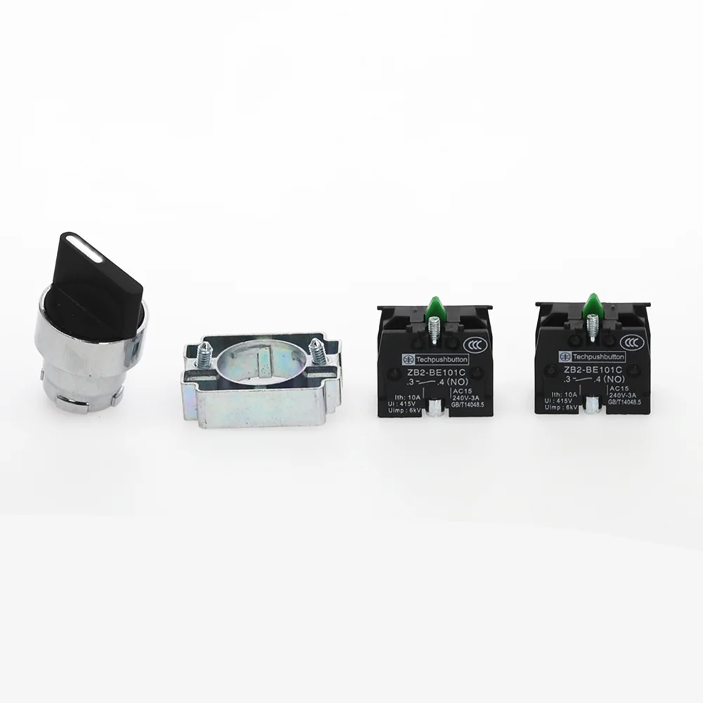 22 мм XB2-BD33 3 положения 2NO ручка переключателя 10A/415V переключатель выбора блокировки