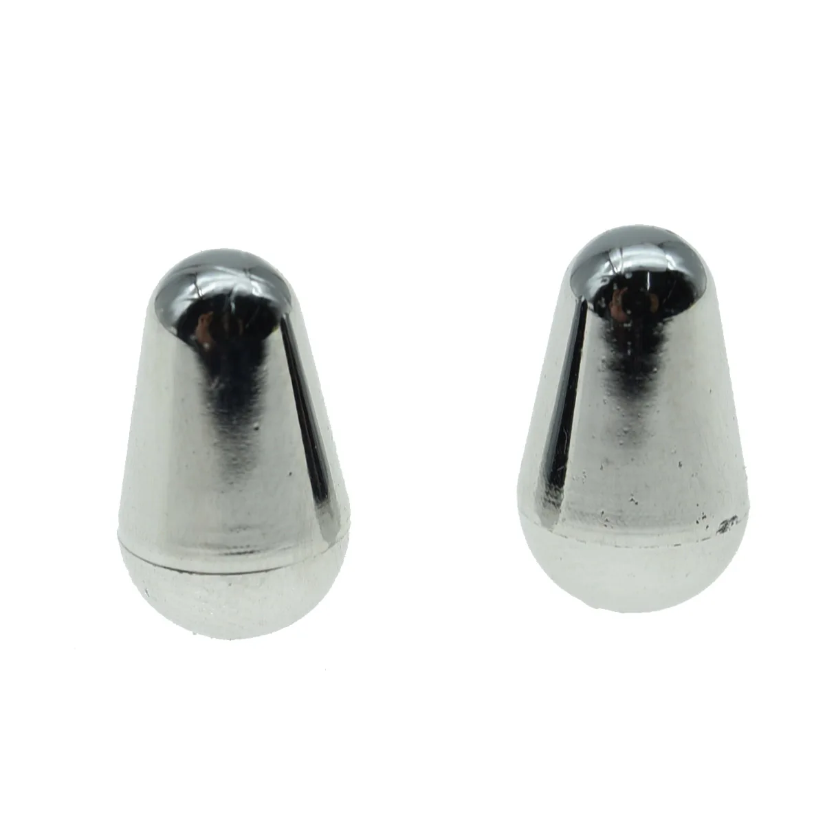 

KAISH 2 Pcs Chrome USA ST Guitar 5 Way Switch Tip for Strat Switch Knob Cap fits For Fender