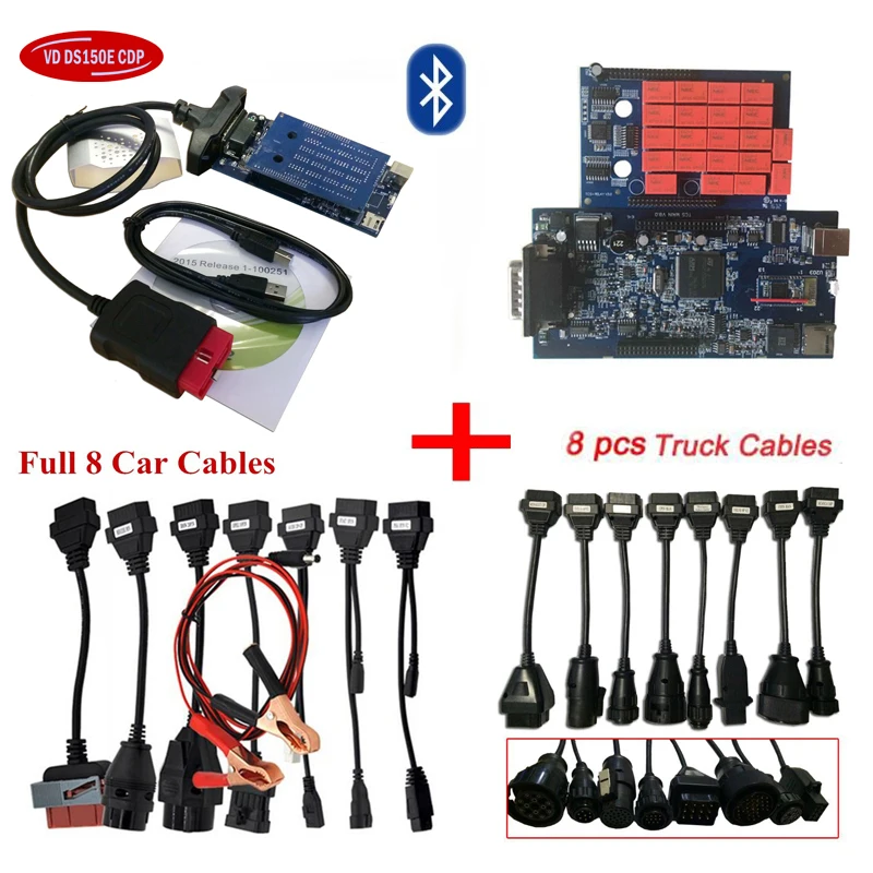 2020 Новое поступление для delphis vd ds150e cdp 2016.R0 с bluetooth obd сканер Авто инструменту