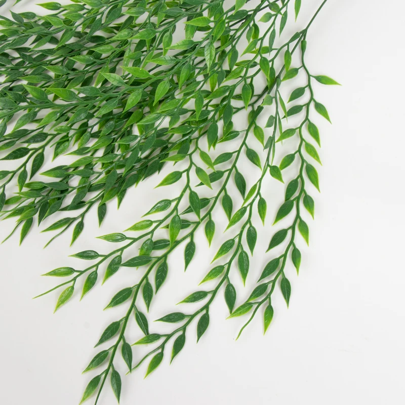 5 forks green Hanging Plant Artificial Willow Wall Home Decoration Balcony Flower Basket Accessories | Дом и сад