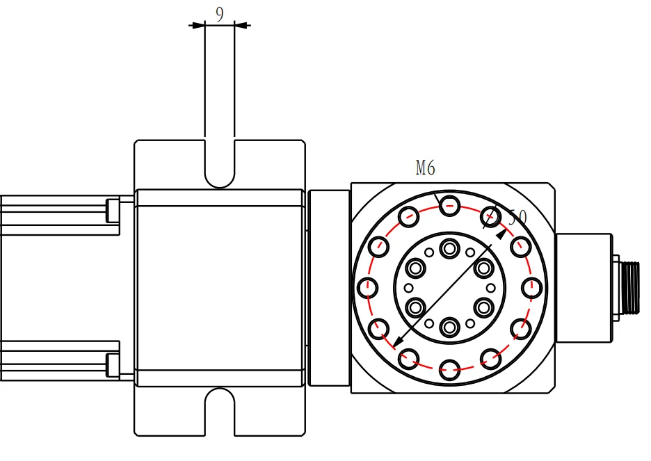 Harmonic drive reducer dividing head CNC 4th 5th A B Rotary axis + Nema 23 stepper motor Speed ratio 50:1 | Инструменты