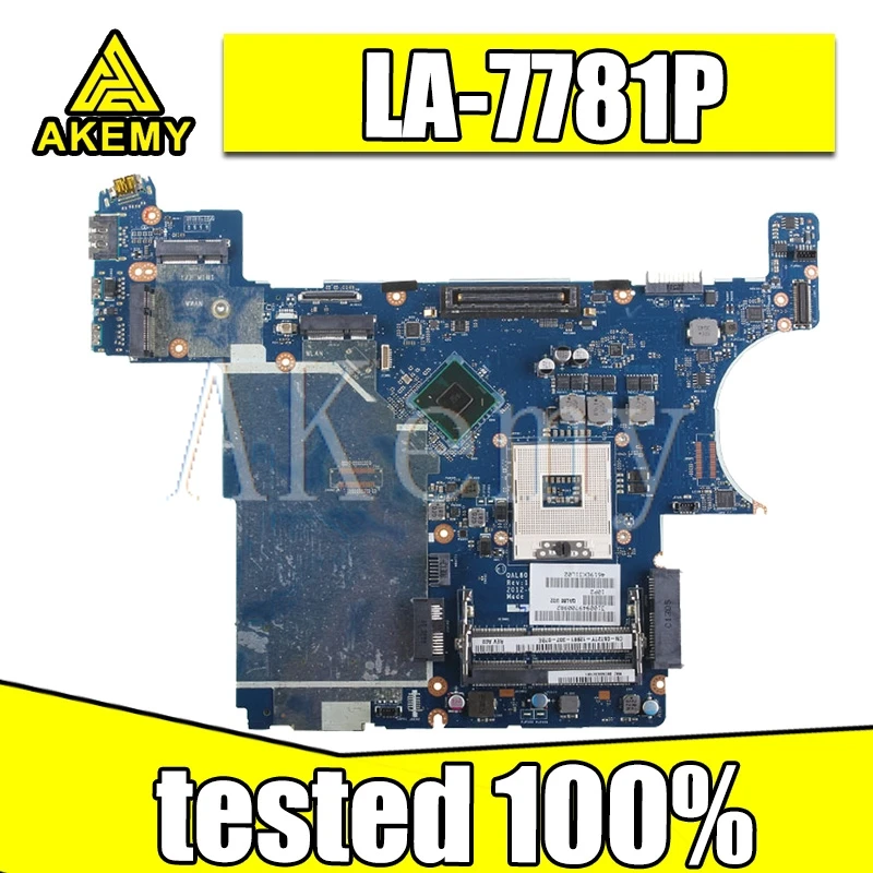 Для For DELL Latitude E6430 материнская плата для ноутбука QAL80 LA 7781P CN 0F761C 08R94K протестирована