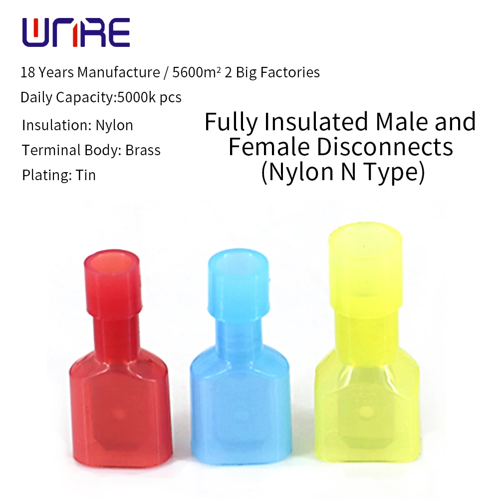Нейлоновый N образный полностью изолированный разъем папа и мама|Изоляционные