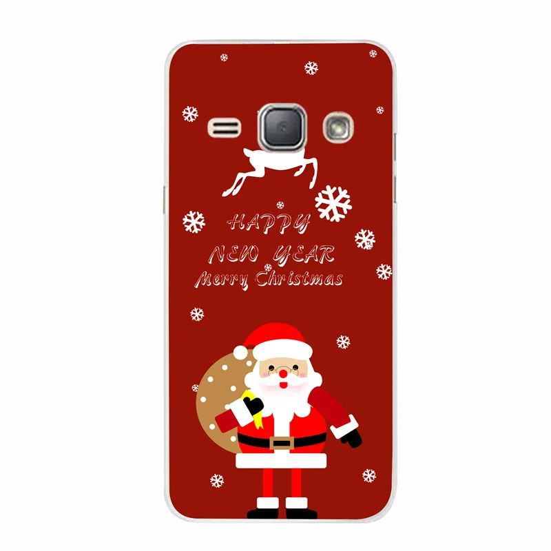 Для samsung Galaxy J1 2016 J120 J120F SM-J120F силиконовый Рождественский чехол для J3 J5 J7 2017 мягкий