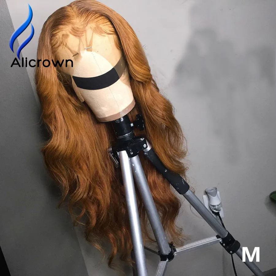 ALICROWN 13*6 кружевные передние человеческие волосы парики с детскими волосами