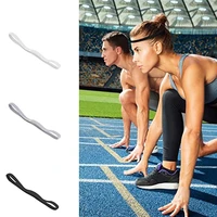 3pcsset hair band silicone non slip headband elastic unisex sweatband sports fitness hairband set
