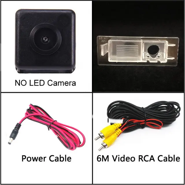 NO LED Для Hyundai Sonata NF N20 2004~ 2009 Sonata N20 11-12 Автомобильная Водонепроницаемая камера заднего вида с ночным видением trasera - Название цвета: NO LED
