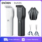 Профессиональная Беспроводная Машинка для стрижки волос ENCHEN Boost детская машинка для стрижки волос с функциями Стрижка волос, зарядка от USB, ножницы, для мужчин и взрослых