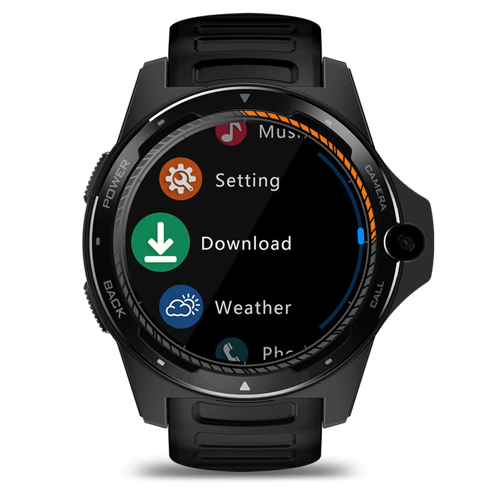 Zeblaze Thor 5 Смарт-часы 2 ГБ+ 16 Гб 8.0MP фронтальная камера двойная система 1,39 дюймов AOMLED экран gps сердечного ритма Смарт-часы телефон