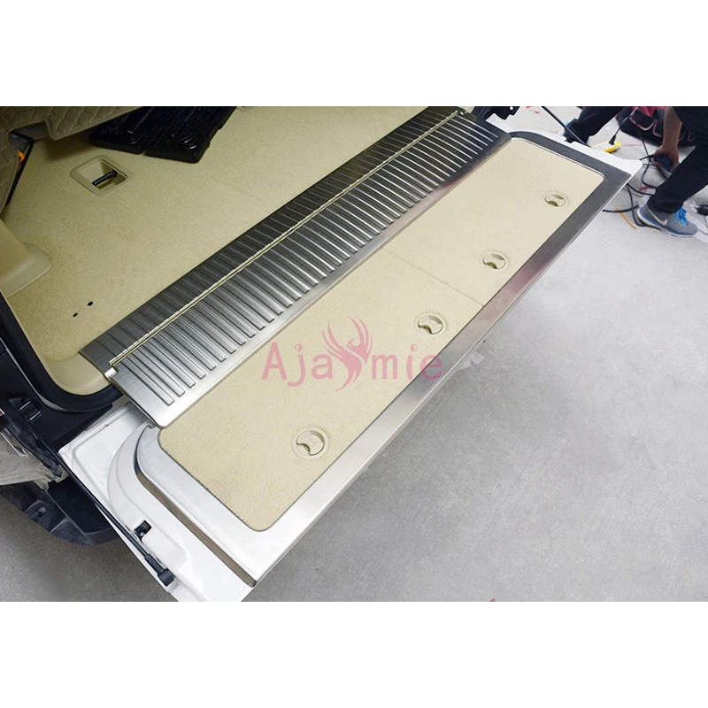 Задний порог багажника внутренний бампер Стайлинг автомобиля из нержавеющей