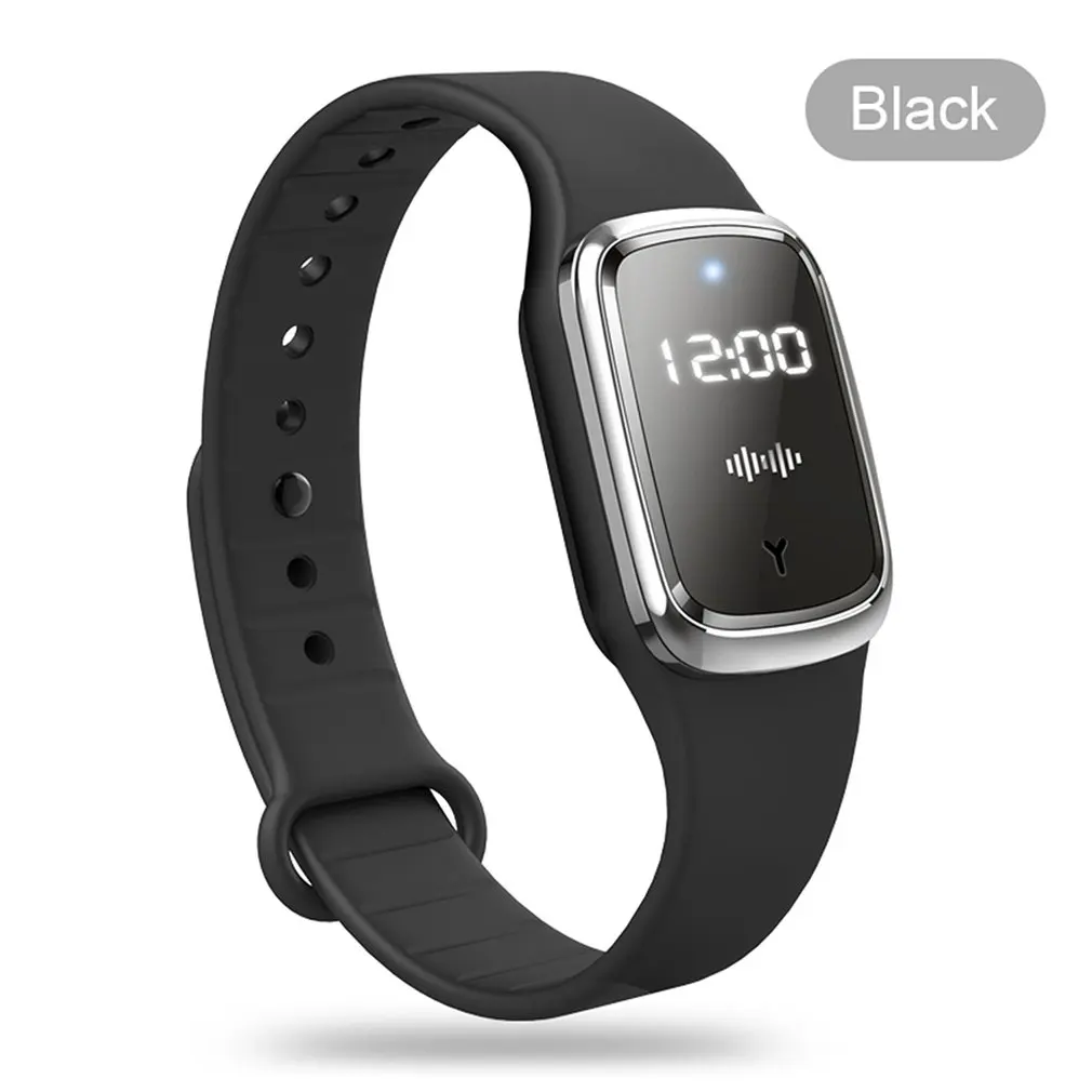 Ультразвуковой Отпугиватель комаров браслет летний Водонепроницаемый