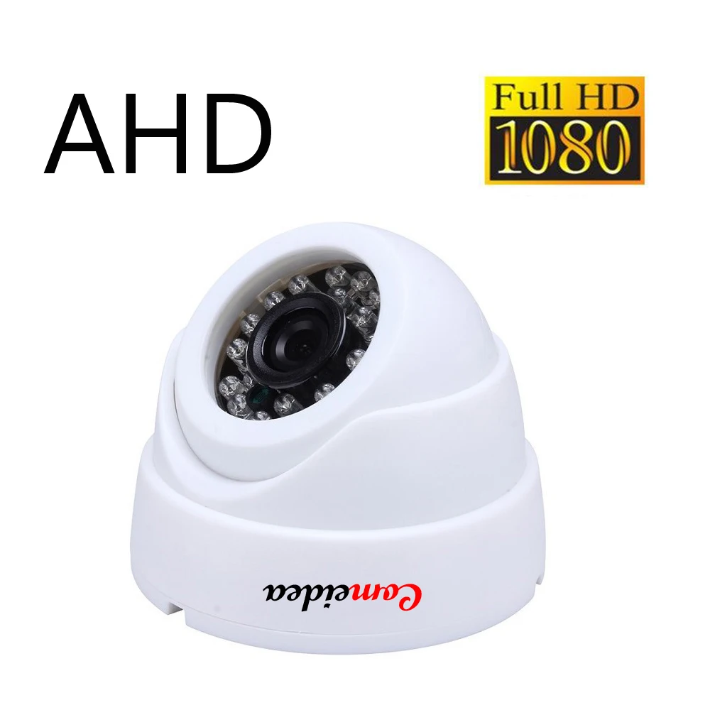 FULL HD 1080P AHD CCTV мини камера видеонаблюдения купольная 2 МП ночное видение комнатная