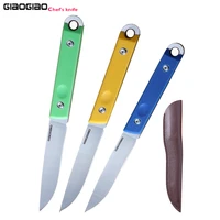 giao giao 3 5 peeling knife daily barbecue kitchen bar paring tools portable g10 handle pocket hunting butcher chef knives edc