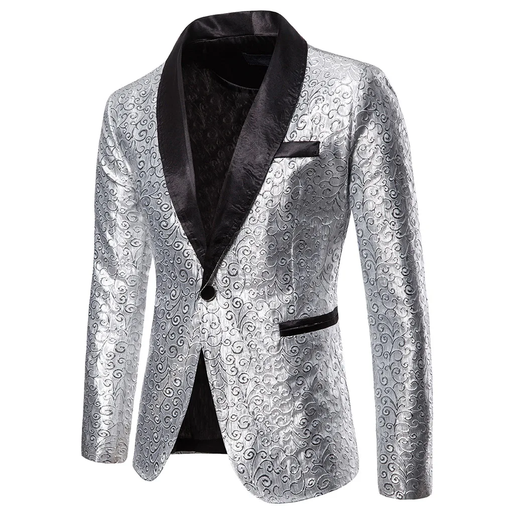 MJARTORIA мужской осенний костюм большой размер подол одна кнопка Блейзер Пальто