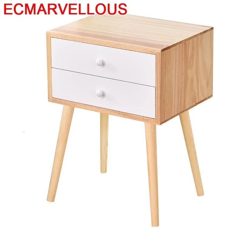 Letto Szafka Nocna Armoire Chambre скандинавский Европейский ретро деревянный кварто Mueble De