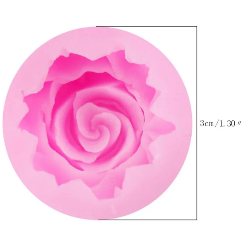 1 шт. силиконовая форма для мастики кексов цветов розы |