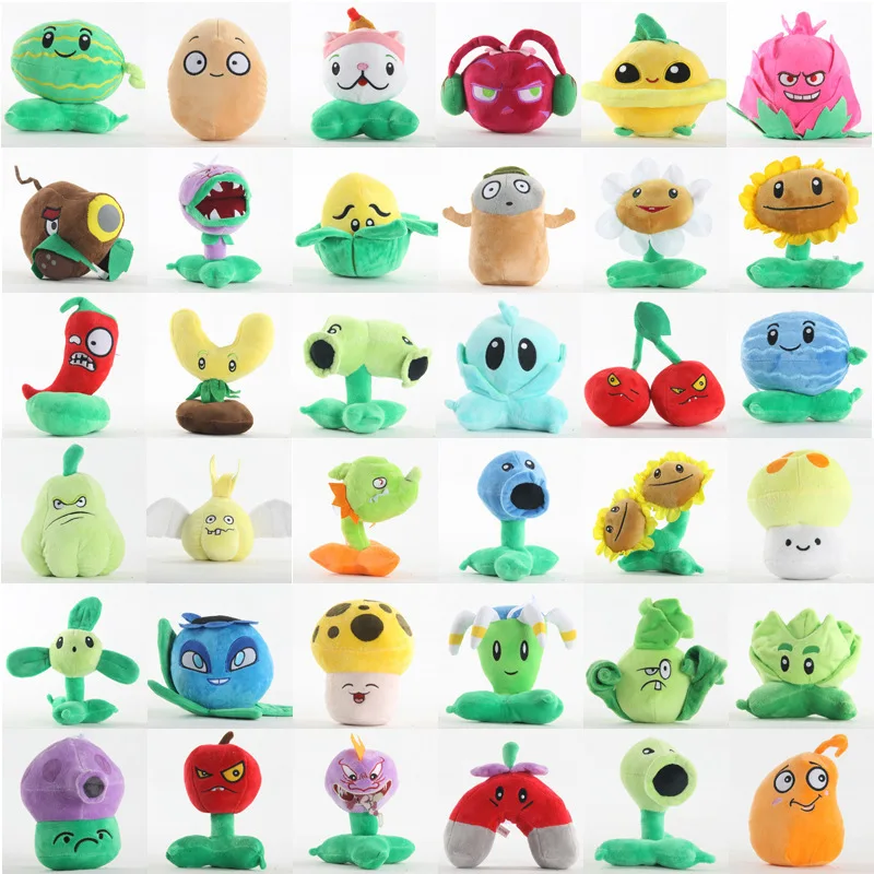 39 Styles 1pcs 13-20cm Plants vs Zombies Plush Toys SunFlowe