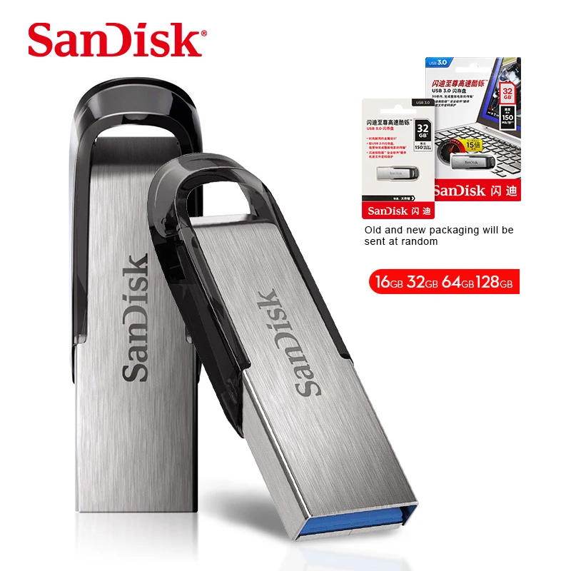 Карта памяти sandisk CZ73 флеш-накопитель usb 3,0, 128 ГБ, 64 ГБ, usb-накопитель 3,0, 32 ГБ, 16 ГБ, флеш-накопитель, максимальная скорость чтения, 150 м/с usb-ключом