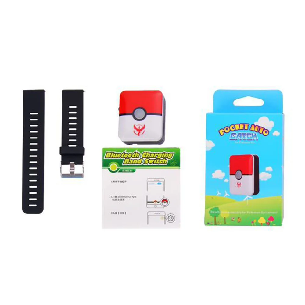 Pokemon Go Plus автоматический захват браслет цифровые часы Bluetooth зарядный ремешок