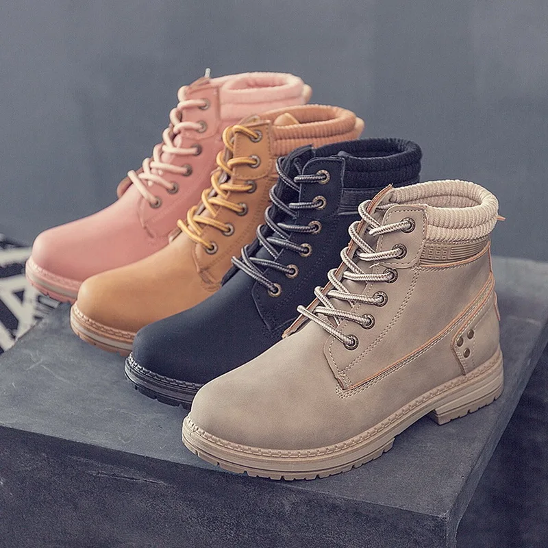 Женские ботинки Модные ботильоны для женщин сезон осень-зима теплые из