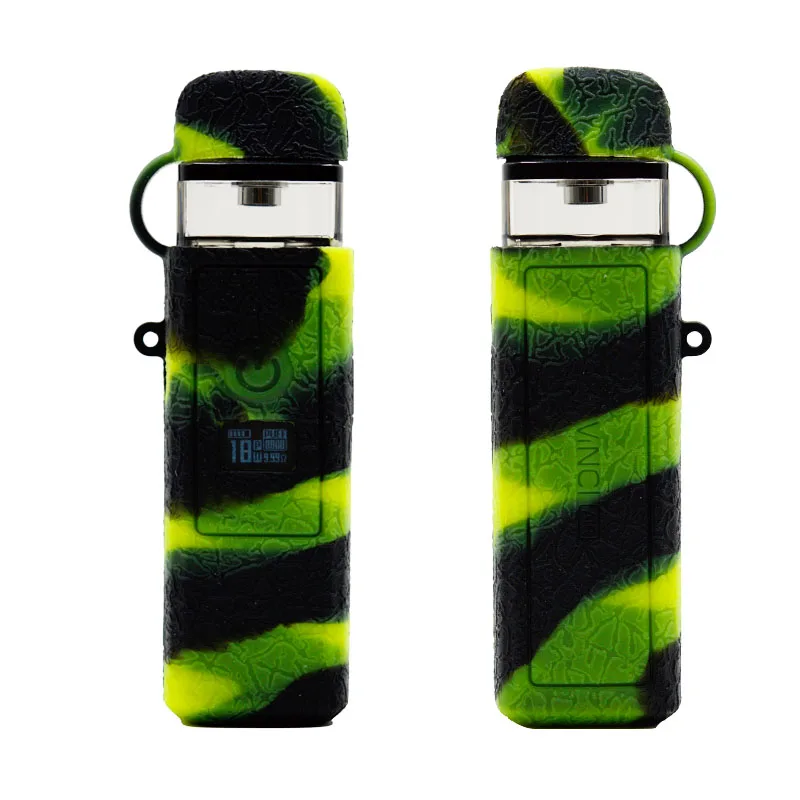 Силиконовый чехол для VOOPOO vinci air vape kit защитный с текстурой кожи противоскользящий