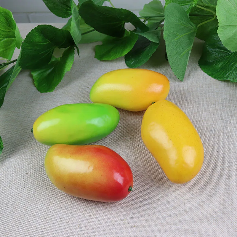 Высокая моделирования искусственные фрукты Поддельные Модель манго украшение