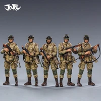 118 5pcs ww ii jt0715 action figure set soldier joytoy us airborne division figure dolls for collection