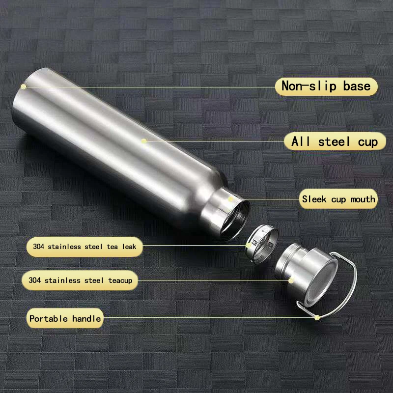 Новый термос большой емкости из нержавеющей стали с двойными стенками вакуумная