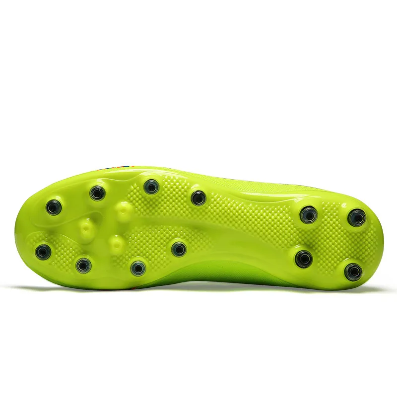 Brand New Soccer Shoes for Men High-Top Football Boots Quality Leather Waterproof Non-Slip Boys Kids Sport | Спорт и развлечения