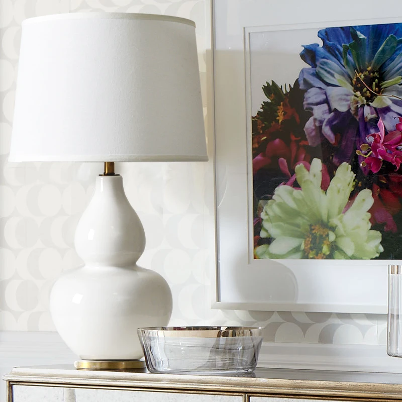 MIDOSHARK американская сельская тыква керамическая льняная настольная лампа для