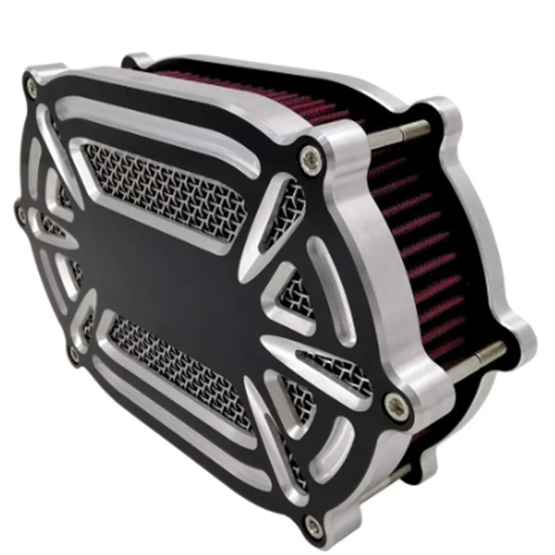 Воздухозаборный фильтр для мотоцикла комплект резки Cnc Harley XL Sportster 883 Softail Dyna Touring