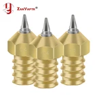 Детали для 3D-принтера 0,20,30,5 мм комплект адаптеров для сопла аэрографа сопла адаптер с соплами для нити V6 Hotend 1,75 мм