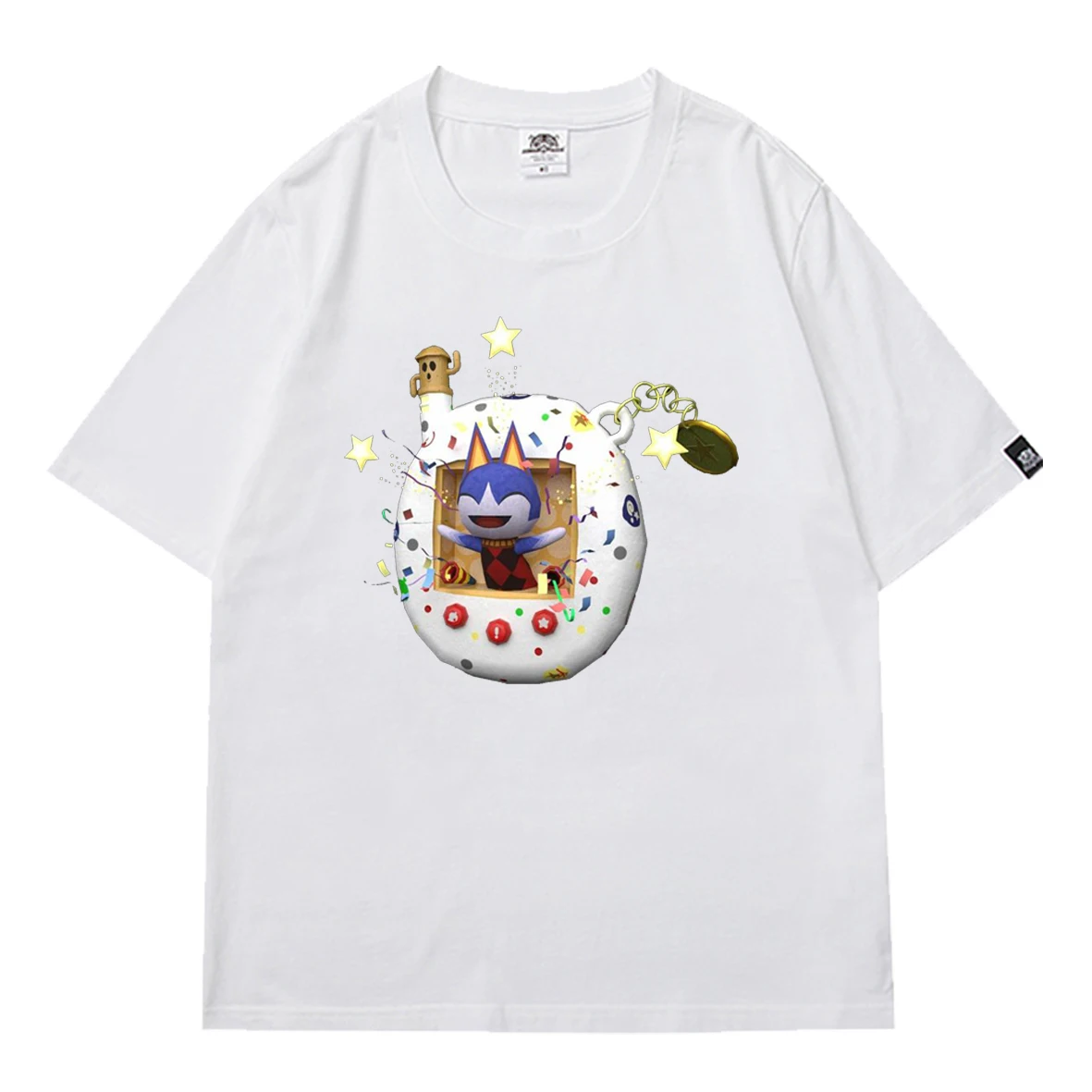 

Kawaii Animals Party Animal Crossing Children's Clothing Print Oversized T-shirt Boy Girl Cute T Shirts Short Sleeve Teens Tops