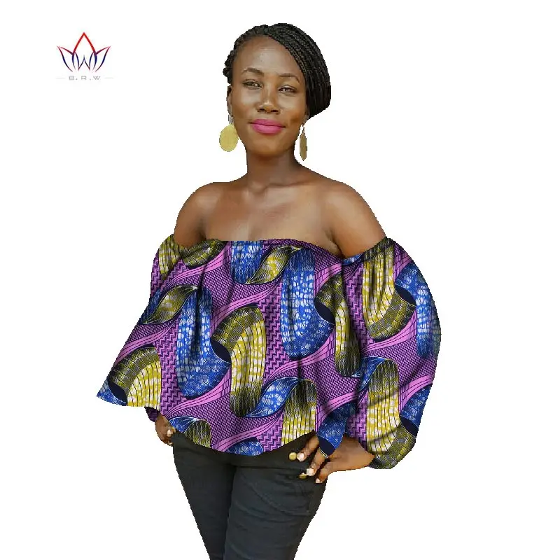 Новинка 2020 летние женские топы в африканском стиле рубашка из вощеного хлопка с