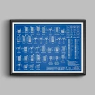 Настенное искусство домашний декор коктейль Hd Печать модульный рецепт картина плакаты в скандинавском стиле Картина на холсте для гостиной рамка