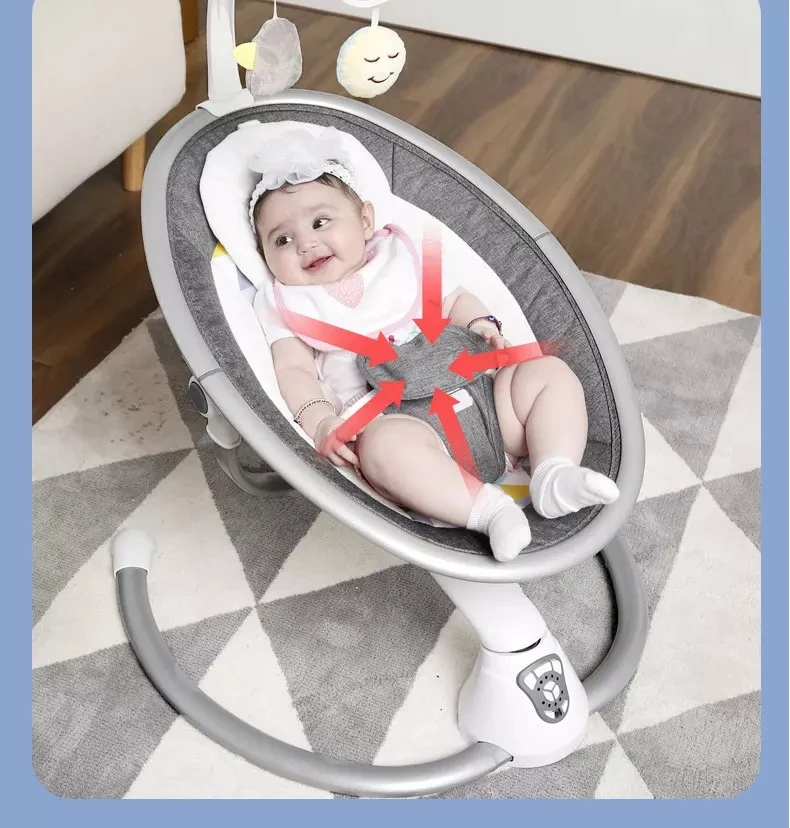 Электрическое детское кресло-качалка 0-3 детская безопасная колыбель