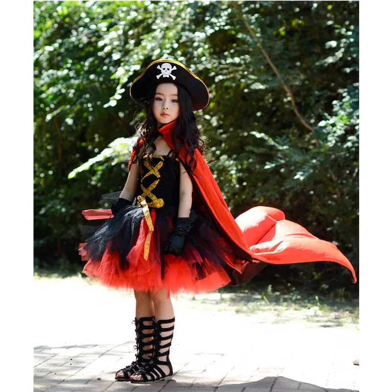 Костюм пиратский Женский на Хэллоуин Крутое Шоу с призраками одежда для девочек |