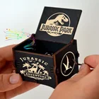 Музыкальная шкатулка Jurassic Park, Музыкальная шкатулка с резьбой из дерева, ручная музыкальная шкатулка, украшение для дома, подарок на день рождения, Рождество