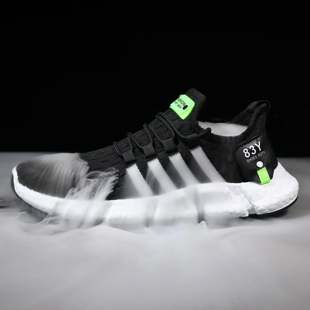 

Cushioning Outdoor Running Shoes Men Breathable Air Mesh Sneakers Men's Casual Shoes Lightweight Comfortable Walking Sport Shoes