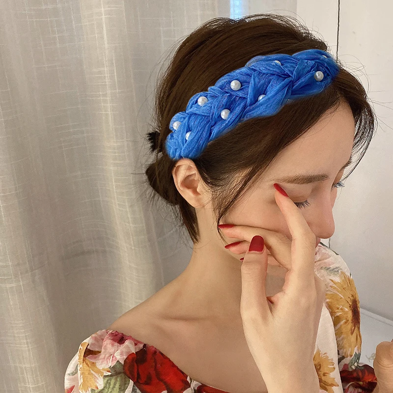 

Super Fairy Hair Accessories Creative Twist Braid Headband Korean Twists Hairband Hairpin Women Elegant Wide-brimmed Hair Hoop