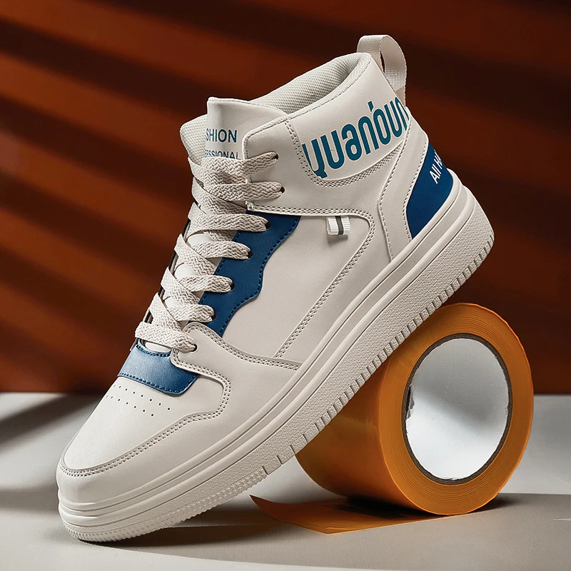 

Мужские кроссовки с высоким берцем, Новое поступление, комфортные Прогулочные кроссовки, износостойкая Нескользящая повседневная обувь, м...