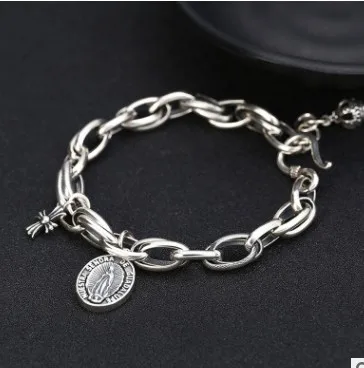 

new arrival 925 sterling silver bracelets evil eye bracelet silver chains 19cm