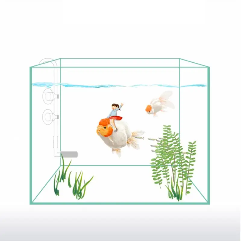 

Aquarium CO2 System Diffuser 360 Degrees Check Valve Arcylic Tube with Suction K3NA