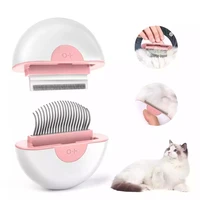 2 in 1 pet comb cat dog grooming double headed 2 usages short hair long hair itching massage floating hair knotted hair remove